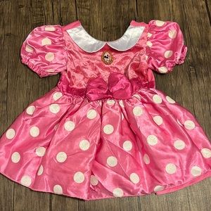 Minnie Mouse Pink Polk a Dot Dress